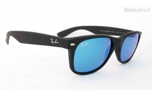 Ray-Ban New Wayfarer Blue Flash (RB2132 622/17 55mm) saules brilles